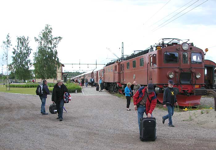 15 juni. Många mil senare var vi åter tillbaka på Sveriges Järnvägsmuseum i Gävle.