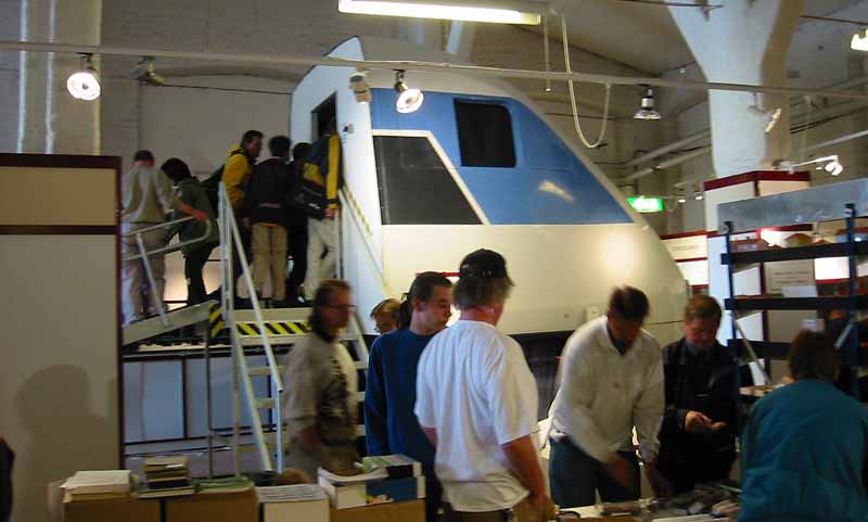 Museets nya X-2000-simulator